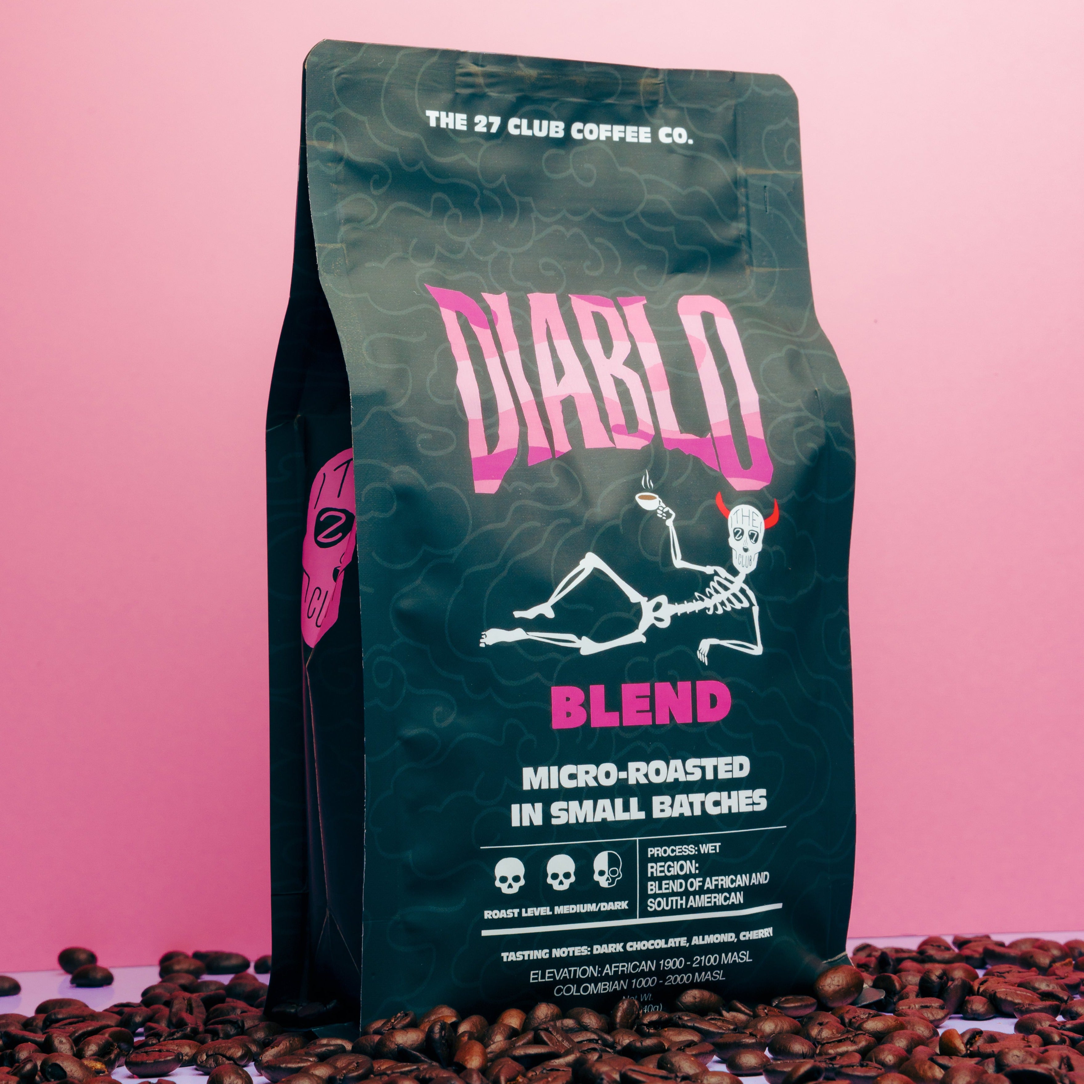 27 Club Diablo Blend Whole Coffee Beans – 27 Club Coffee LLC