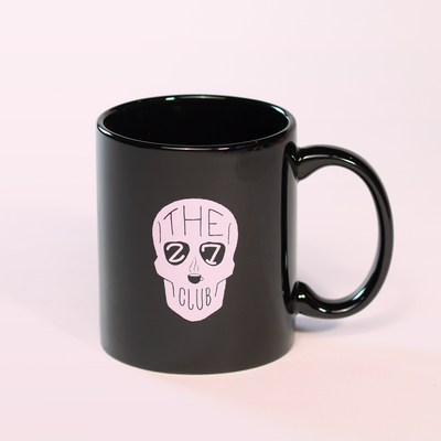 Sleep When You're Dead Black Coffee Mug