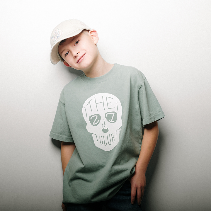27 Club Coffee - Youth Skull Logo T-shirt – 27 Club Coffee LLC