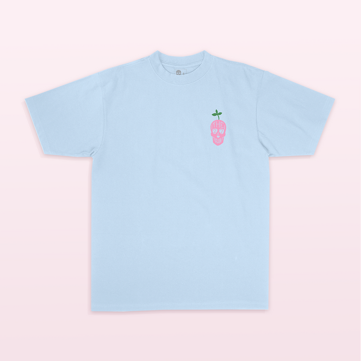 27 Club Coffee - Vegans Taste Better Light Blue T-Shirt – 27 Club