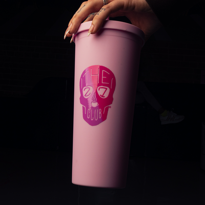 Happy Place Pink Tumbler