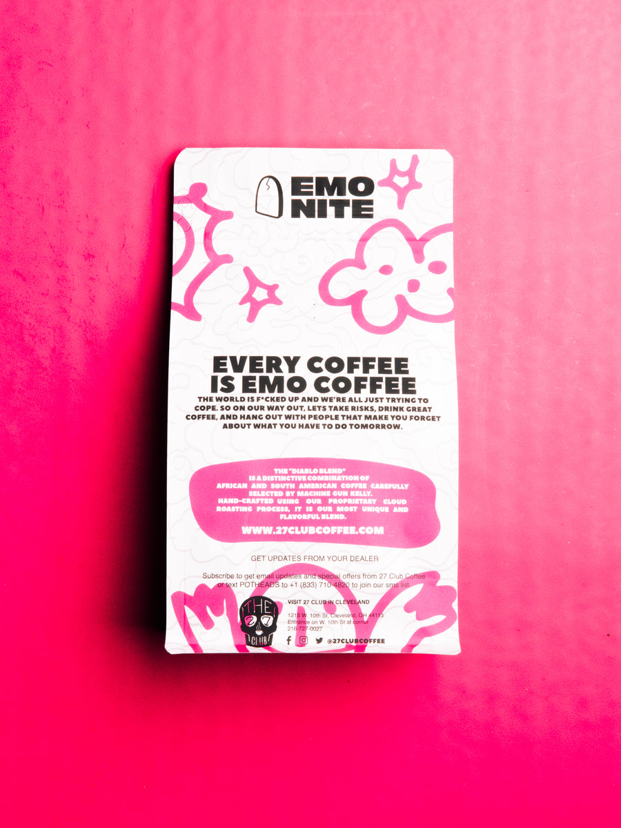 Emo Nite Diablo Whole Beans – 27 Club Coffee LLC