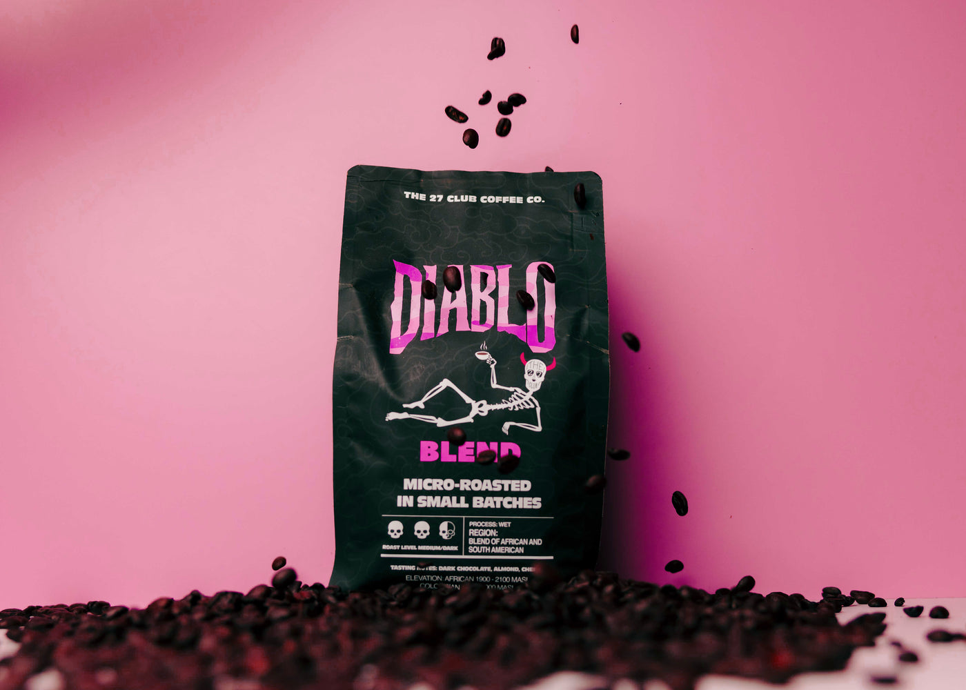 Diablo Blend Whole Coffee Beans