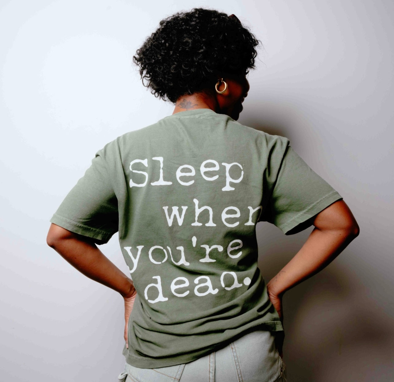 27 Sleep When Dead Hunter Green T-Shirt