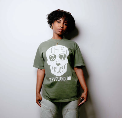 27 Sleep When Dead Hunter Green T-Shirt