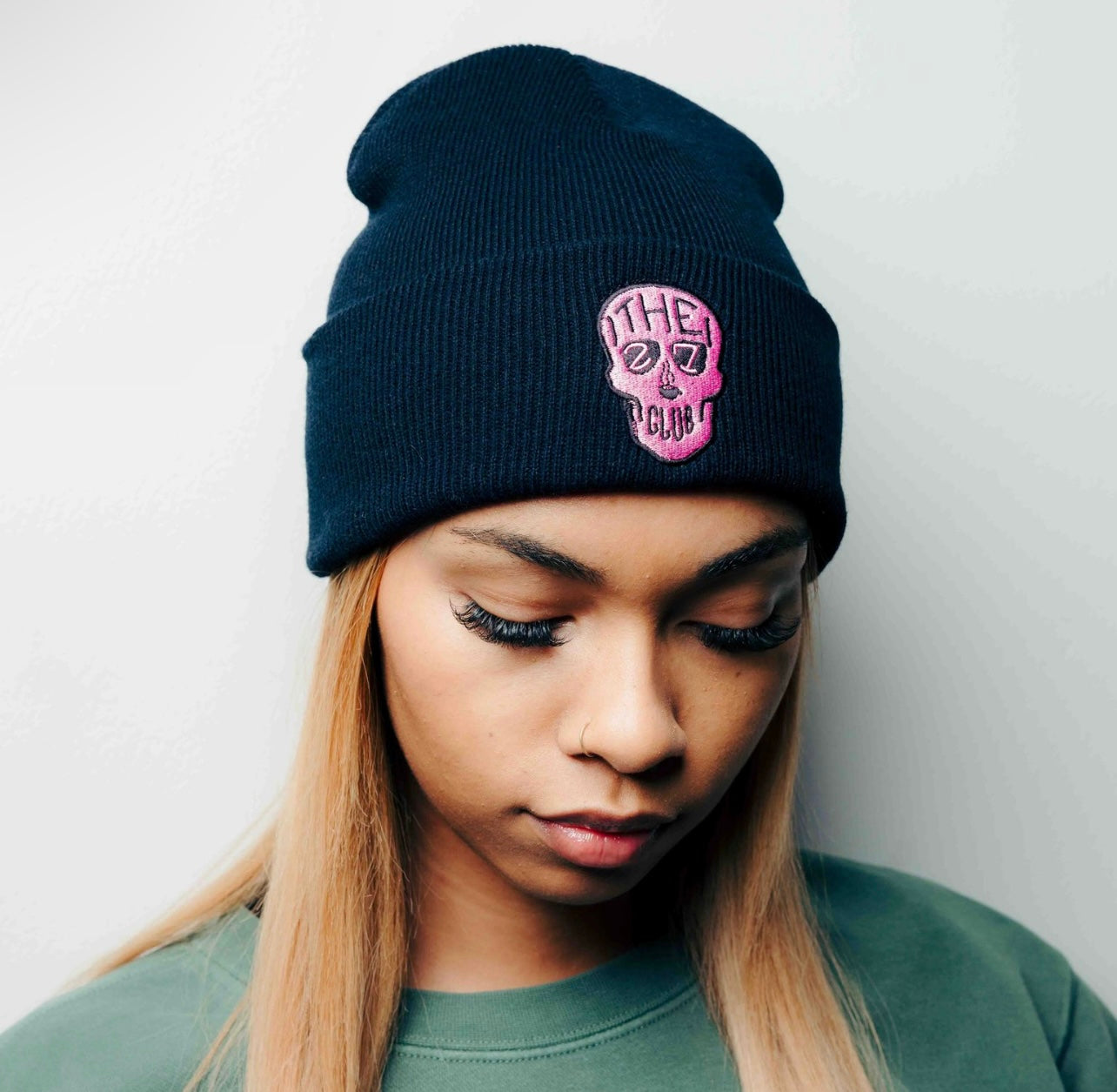 Black Logo Beanie