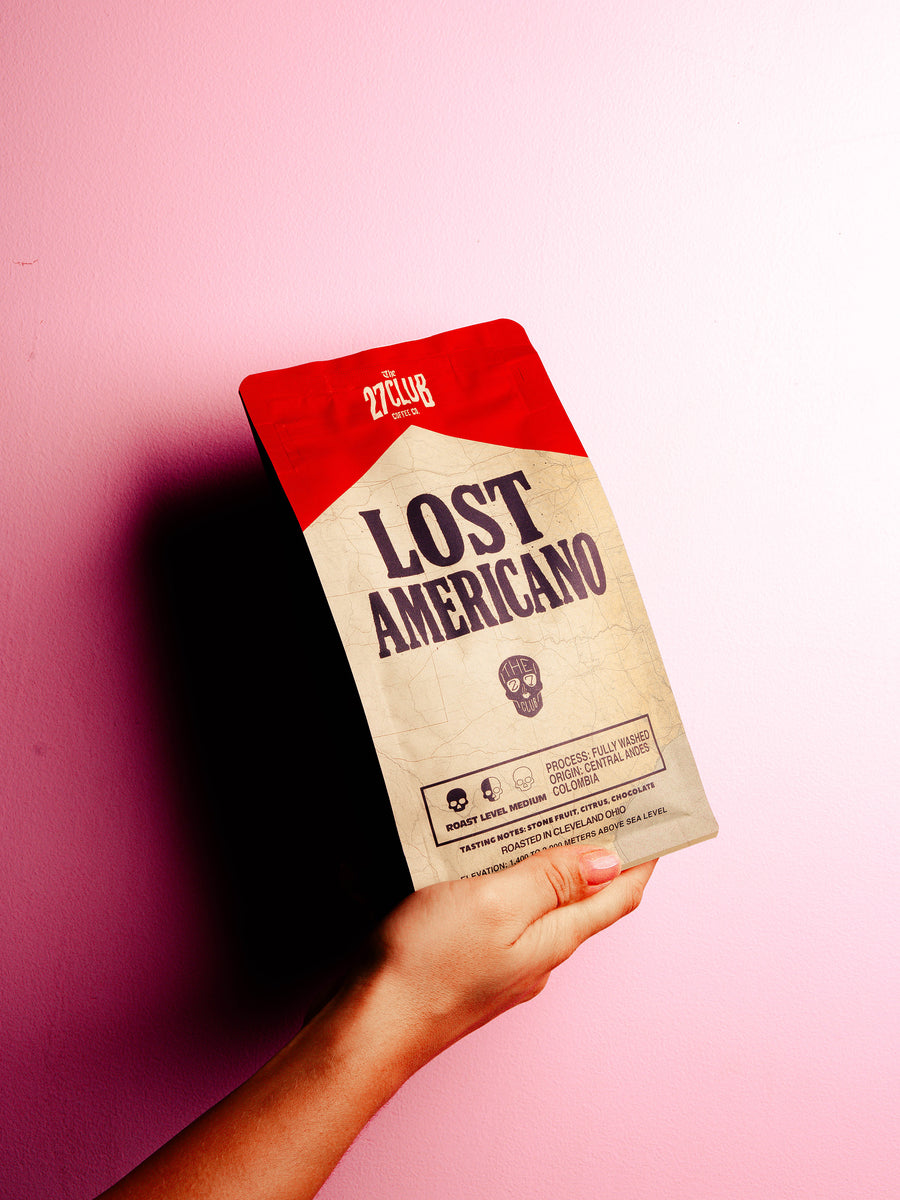 Lost Americano Whole Coffee Beans – 27 Club Coffee LLC