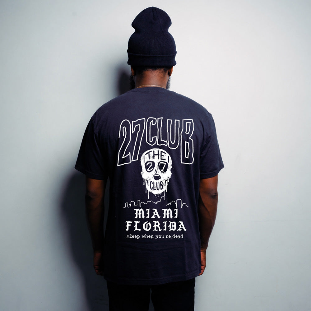 邦楽 Lunatic Blood / Kleio Welcome to Miami Tee – 27 Club Coffee LLC
