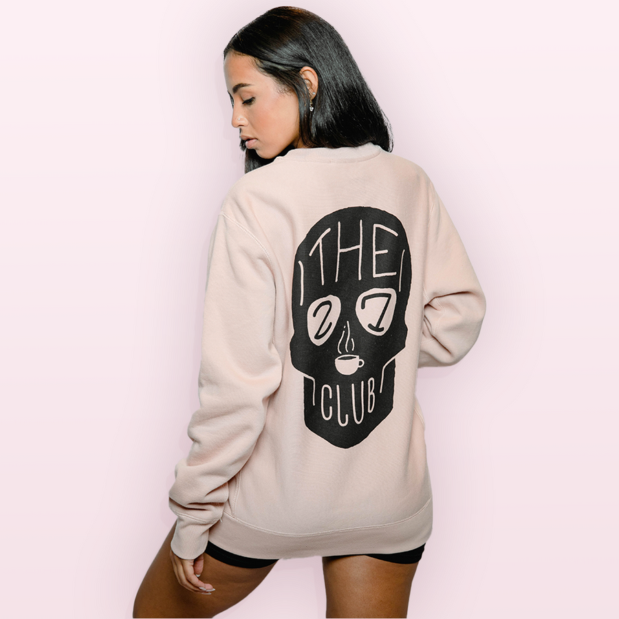 27 Club Pink Crewneck Sweatshirt – 27 Club Coffee LLC